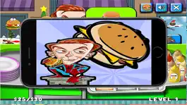 Game screenshot Burger game kids cooking shop free app apk
