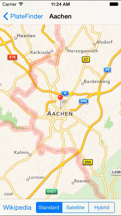 German PlateFinder