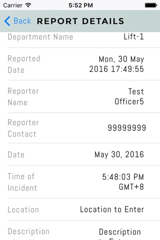 BCA Incident Notification screenshot 3