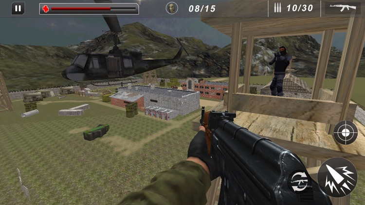 Real Combat Action Gunship Battlefront 3d Free screenshot-3