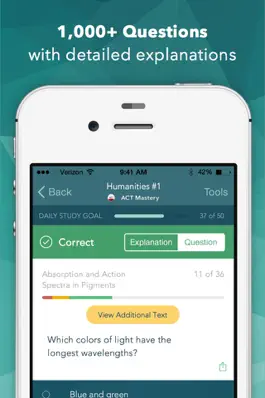 Game screenshot ACT Mastery 2017 Prep apk