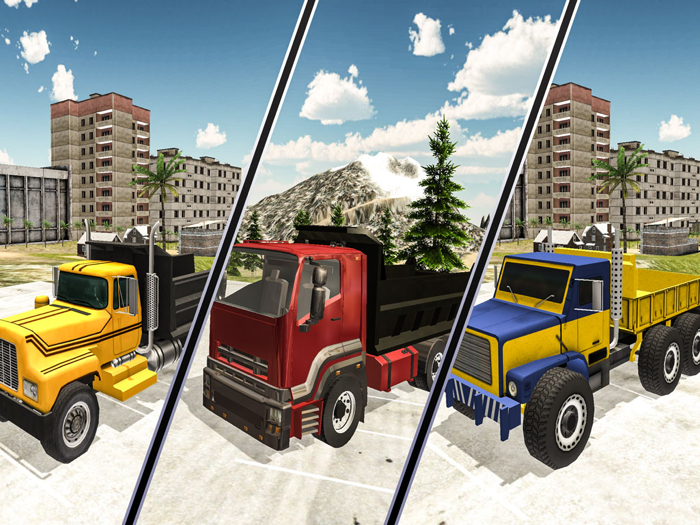 Heavy Transporter Cargo Truck Driver Simulator 3D