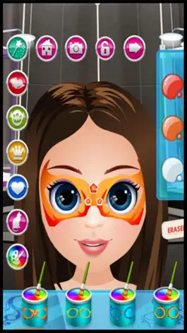 Game screenshot Baby Face Skin Paint Doctor - play a little make-up fashion salon makeover game for kids mod apk