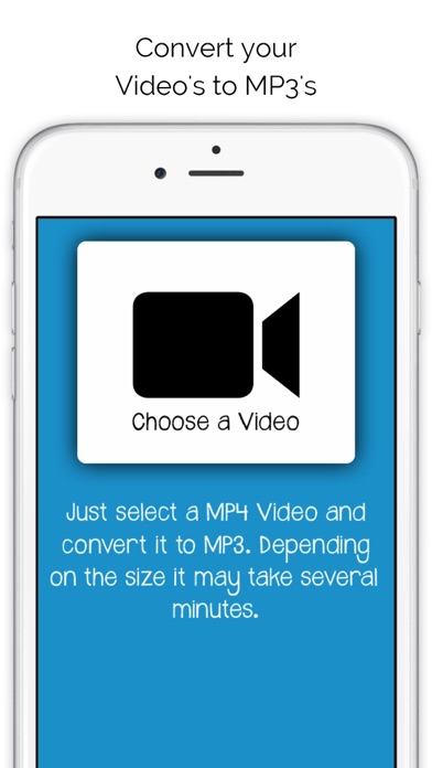 Screenshot #1 pour MP4 to MP3 - Video to Audio