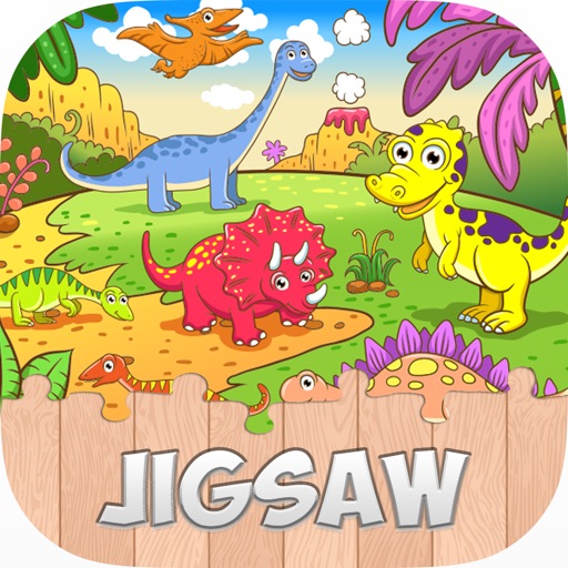 Dinosaur Fossil Puzzle For Little Kids & Toddles Icon