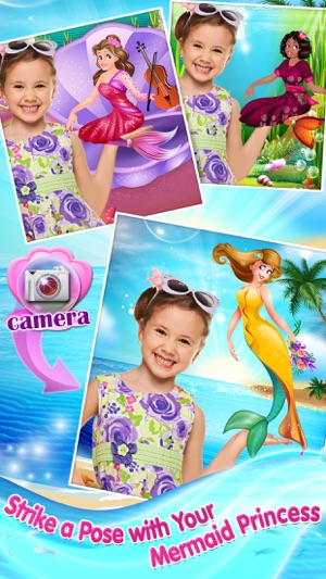 Mermaid Princess Makeover -  Dress Up, Makeup & eCard Maker (圖4)-速報App