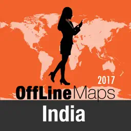 India Offline Map and Travel Trip Guide app icon