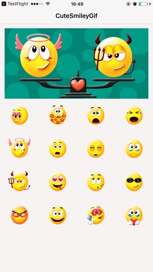 Yellow Smiley Emojis Stickers(圖3)-速報App