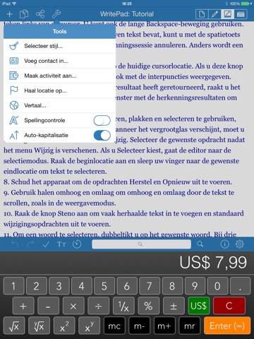 WritePad Nederlands screenshot 4