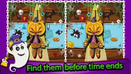 Game screenshot Find & Spot the Difference:kids Halloween Edition apk