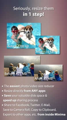 Minima - Image & VIdeo Resizer screenshot 3