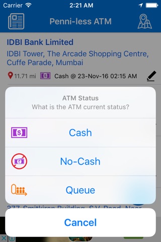 Penni-less ATM - Cash Locator screenshot 3