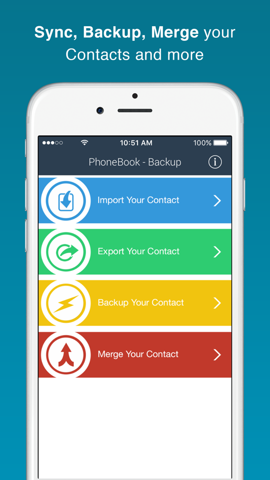 #2. Phonebook Keeper - Backup and Merge duplicate contacts -دمج الأسماء المتكررة وحفظ نسخة إحتياطية لجهات الإتصال (iOS) 来自: Numberbouk.com