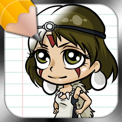 Drawing Lessons Ghibli Cartoons Edition iOS App