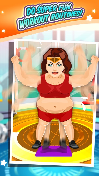 Screenshot #1 pour Superhero Fat to Fit Gym 2 - cool sport running & jumping games!