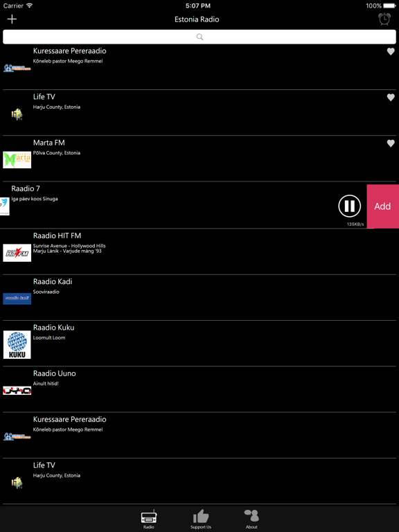 Estonian Radio - EE Radio iPad screenshot 4 - Entertainment app