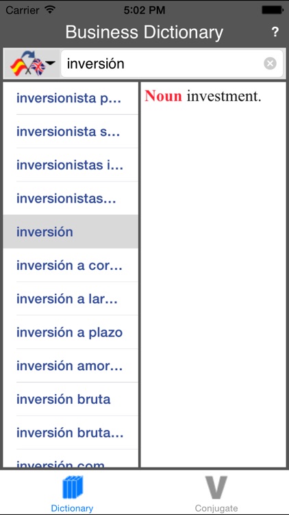 Spanish-English Business Dictionary (Offline)