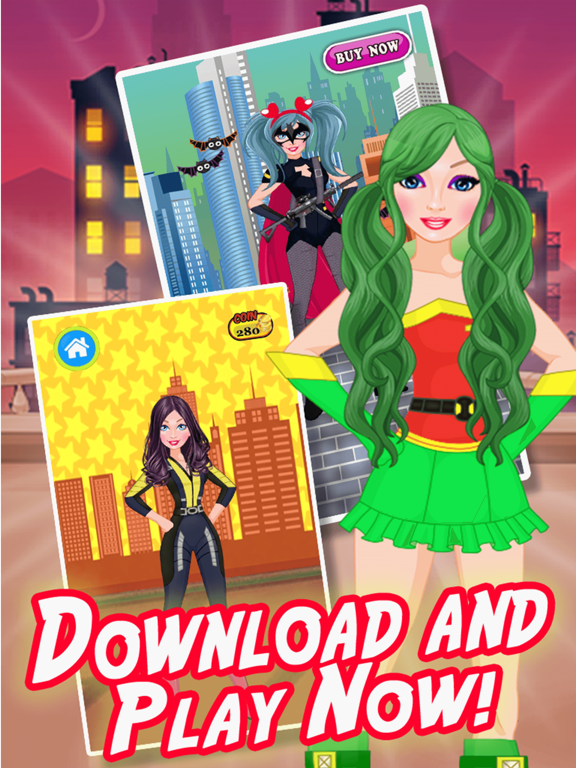 Wonder Supergirl Super Hero Games for Girls iPad screenshot 5 - Games app
