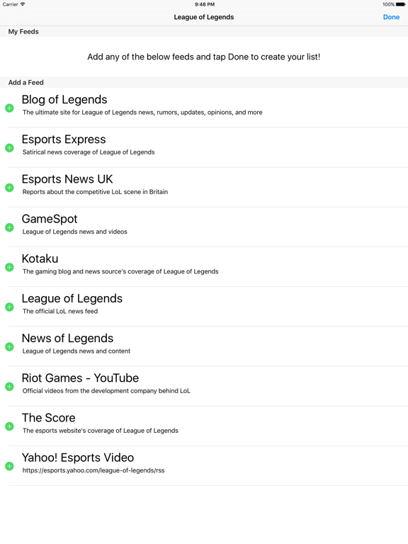 Screenshot #6 pour LoL News - A News Reader for League of Legends Fans