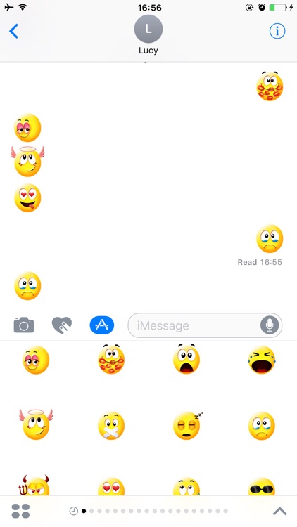 Yellow Smiley Emojis Stickers