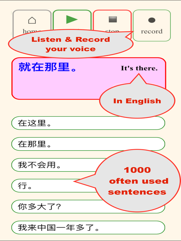 Speak Chinese ——Master Most Often Used Chinese iPad screenshot 4 - Education app
