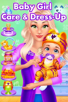 Game screenshot Babysitter Makeup Party Salon  - Baby Girl Games apk