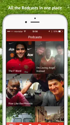 Captura de Pantalla 1 Man Utd Redcast - Podcast App iphone