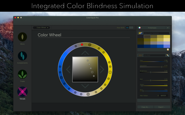 ‎ColorSquid - Color Scheme Designer Screenshot