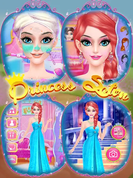 Princess salon Makeup,Dressup& Makeover Girls Game