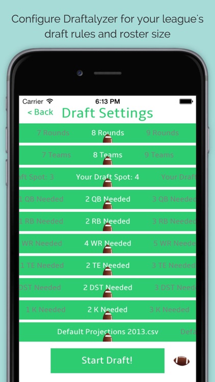 Draftalyzer - Fantasy Football Draft, Mock Draft, and Projections