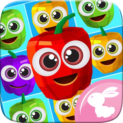 Pepper Garden Spicy Crush - Match 3 Farm Frozen And Frenzy Mania Games Icon