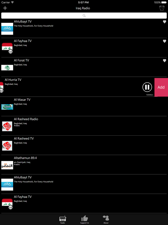 Iraq Radio - IQ Radio iPad screenshot