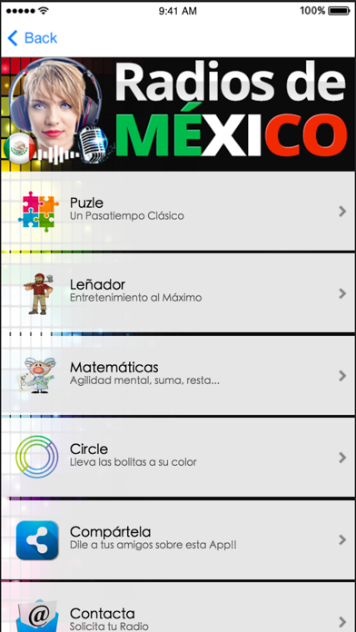 Screenshot #2 pour Radios de Mexico