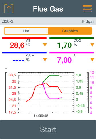 testo Combustion App screenshot 2