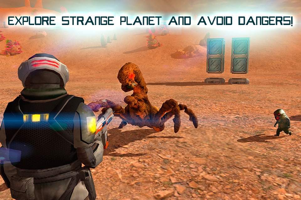 Mars Survival 3D: Cosmic Crash screenshot 2