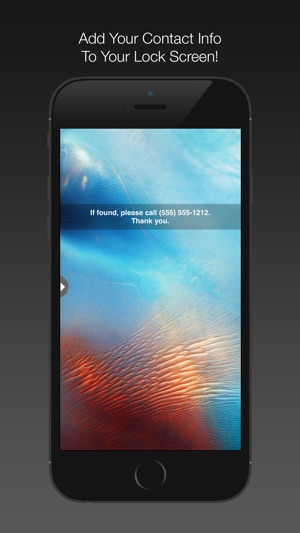 If Found Lock Screen 2