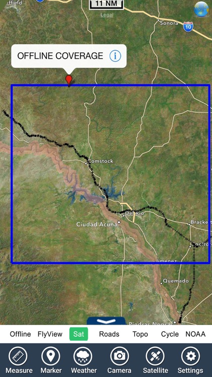 Amistad lake HD GPS charts fishing maps Navigator screenshot-4