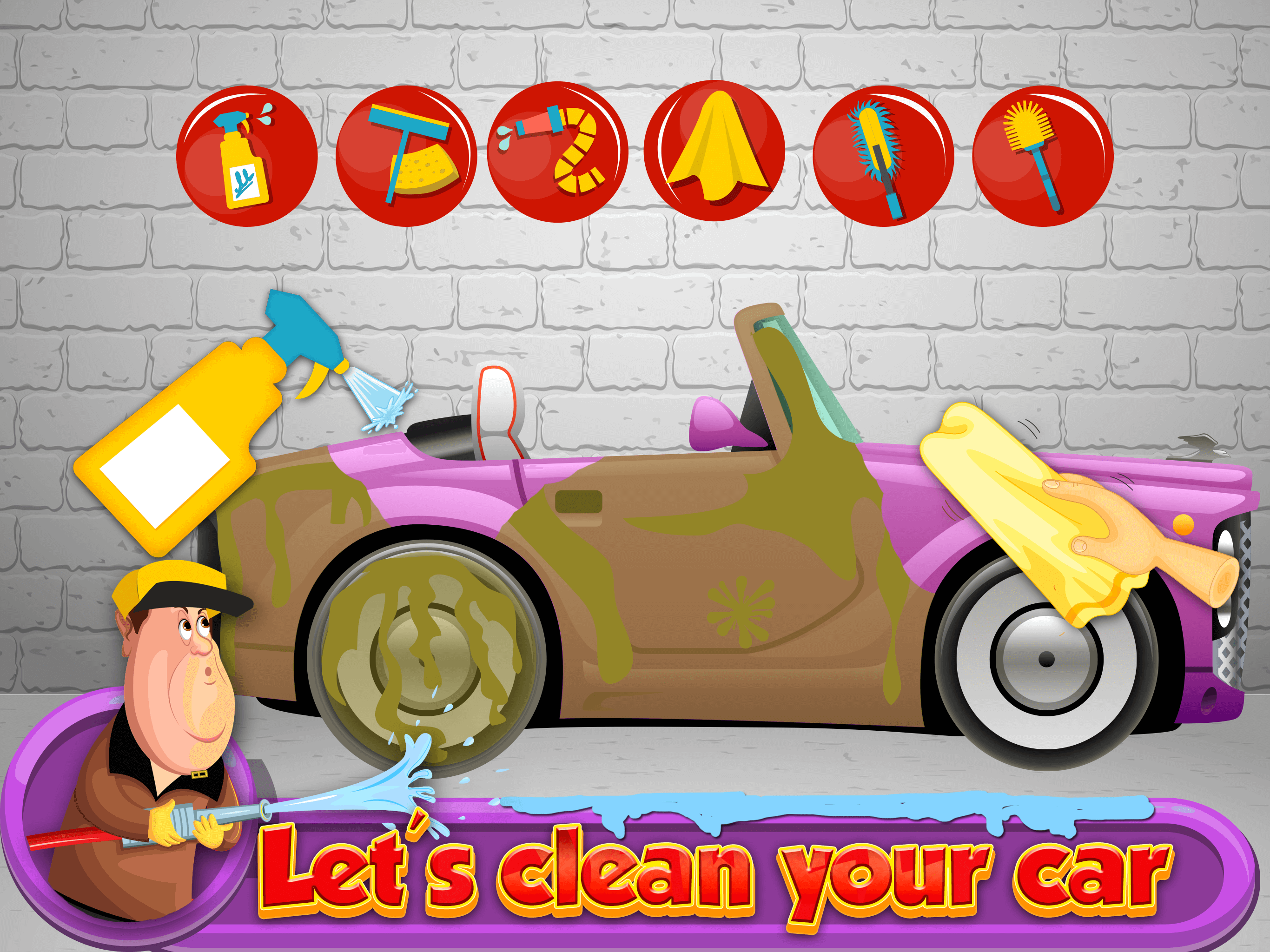 Kids Car Wash Adventure-Tiny Auto Truck Shop screenshot 7