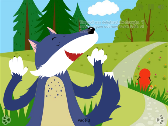 Screenshot #5 for Little Red Riding Hood - Interactive Book iBigToy