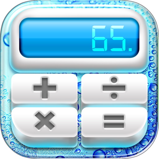 Calculator – Blue : Custom Color & Wallpaper Keyboard Sky & Sea Themes icon