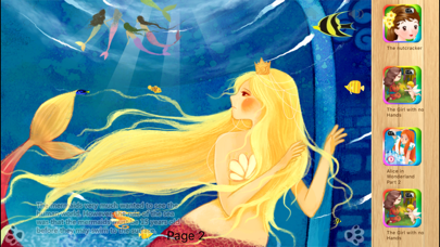 Screenshot #1 pour Little Mermaid - Interactive Book iBigToy