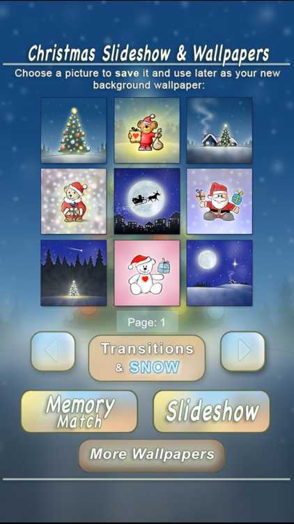 Christmas Slideshow & Wallpapers (animated snow!)
