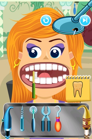 Awesome Celebrity Dentist Makeover - new kids dentist game screenshot 2