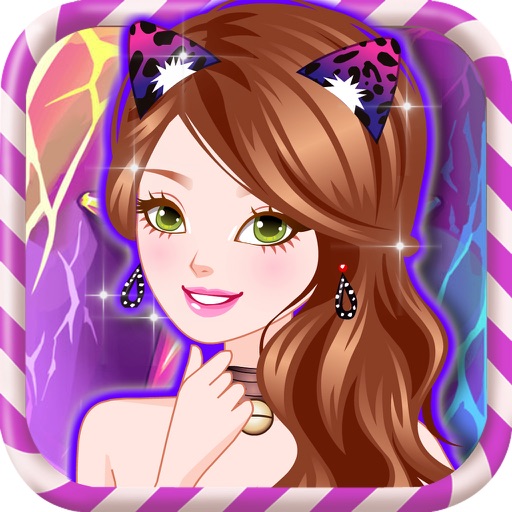 Sweetheart female kitten - Princess Sophia Dressup develop cosmetic salon girls games icon