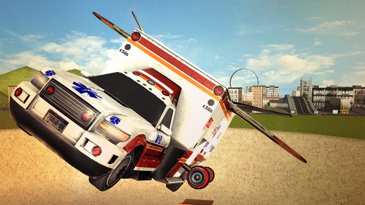 Flying Ambulance Driving simulator screenshot-3