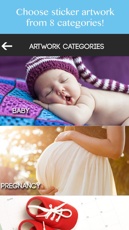 Baby Milestone Stickers Pregnancy Pic Editor Maker screenshot-3