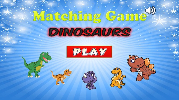 Dinosaurs Match Game for Kids brain training game For Toddlers