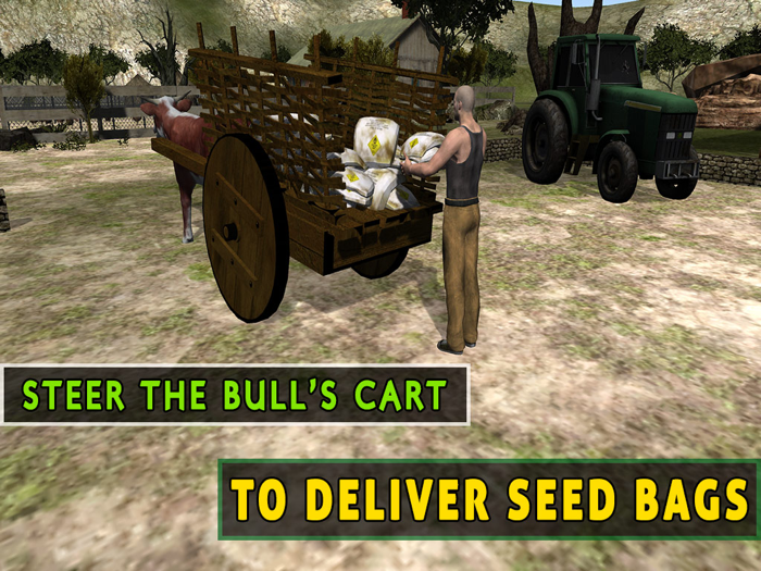 Bull Cart Farming Simulator – Bullock riding and racing simulation game
