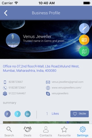 ModiOne - Mobile app for business and professional networking screenshot 2