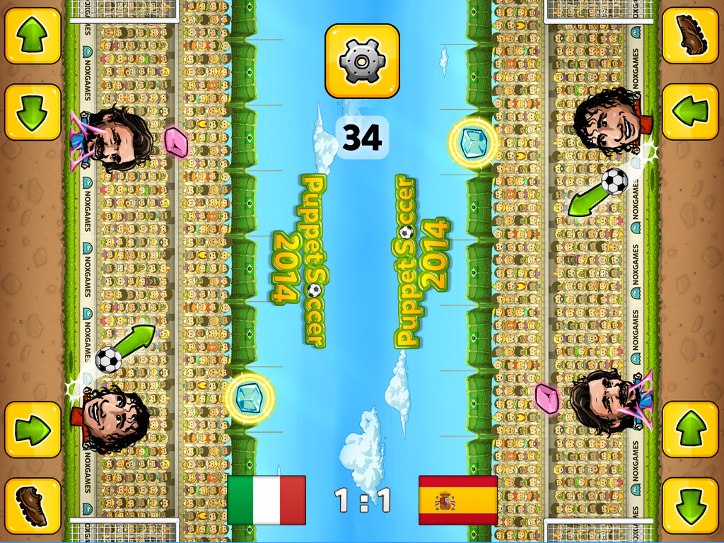 Puppet Soccer 2014 - Football championship in big head Marionette World